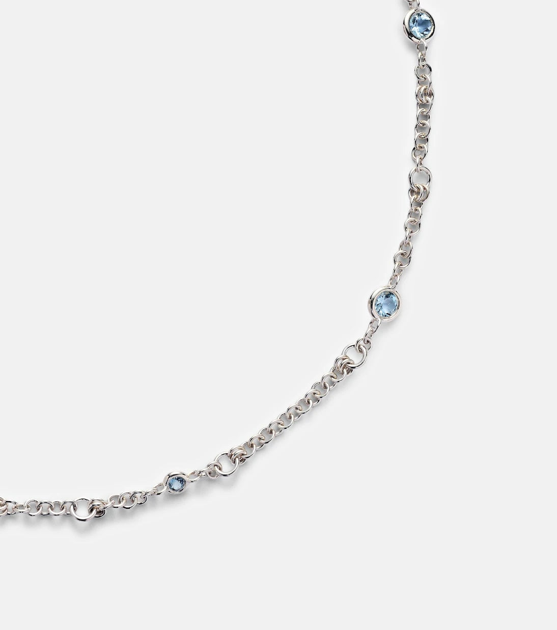 Spinelli Kilcollin - Gravity Estrella sterling silver necklace with aquamarines