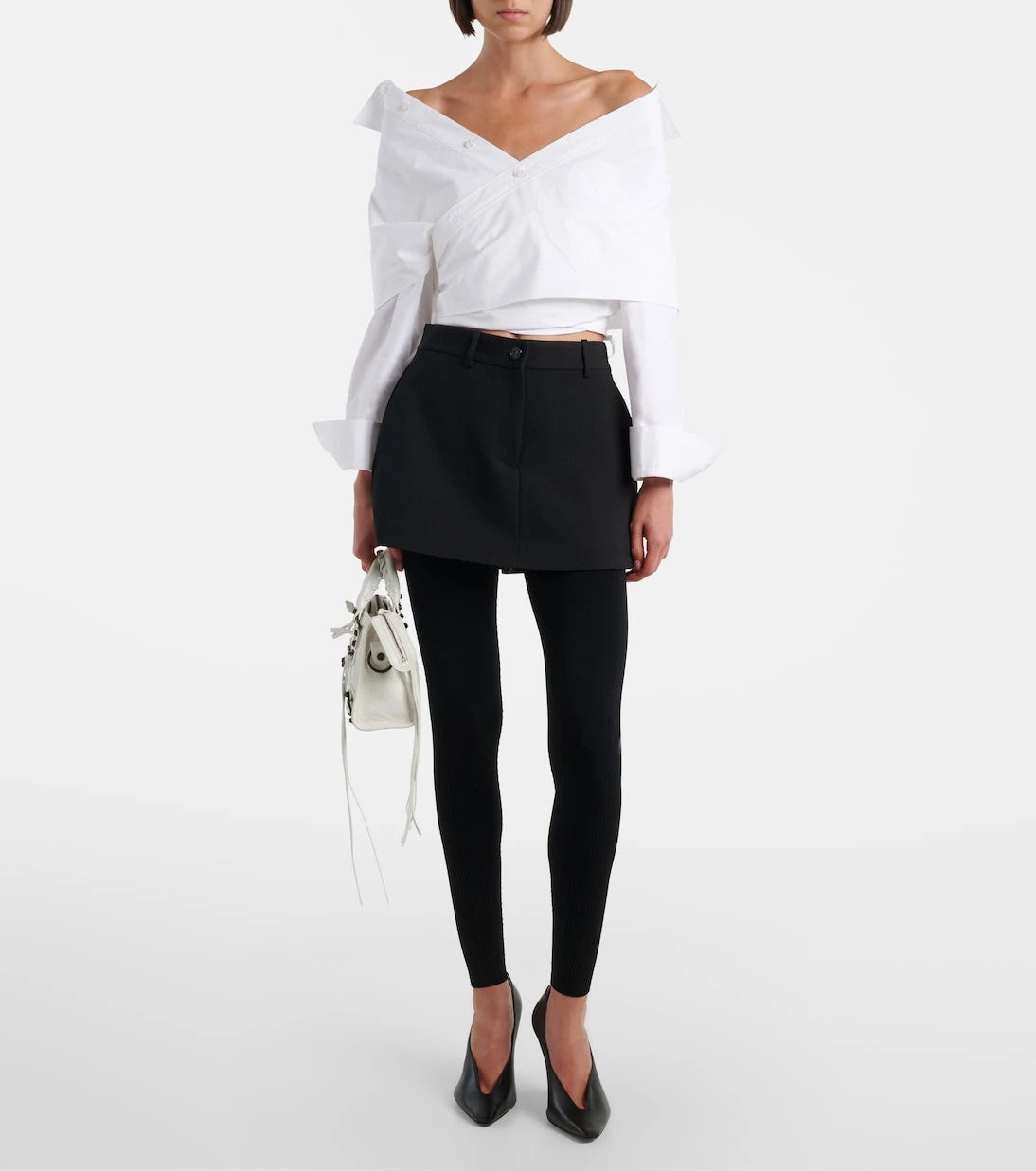Balenciaga - Le City Mini leather top-handle bag