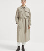 Brunello Cucinelli Beige Water-Resistant Trench Coat