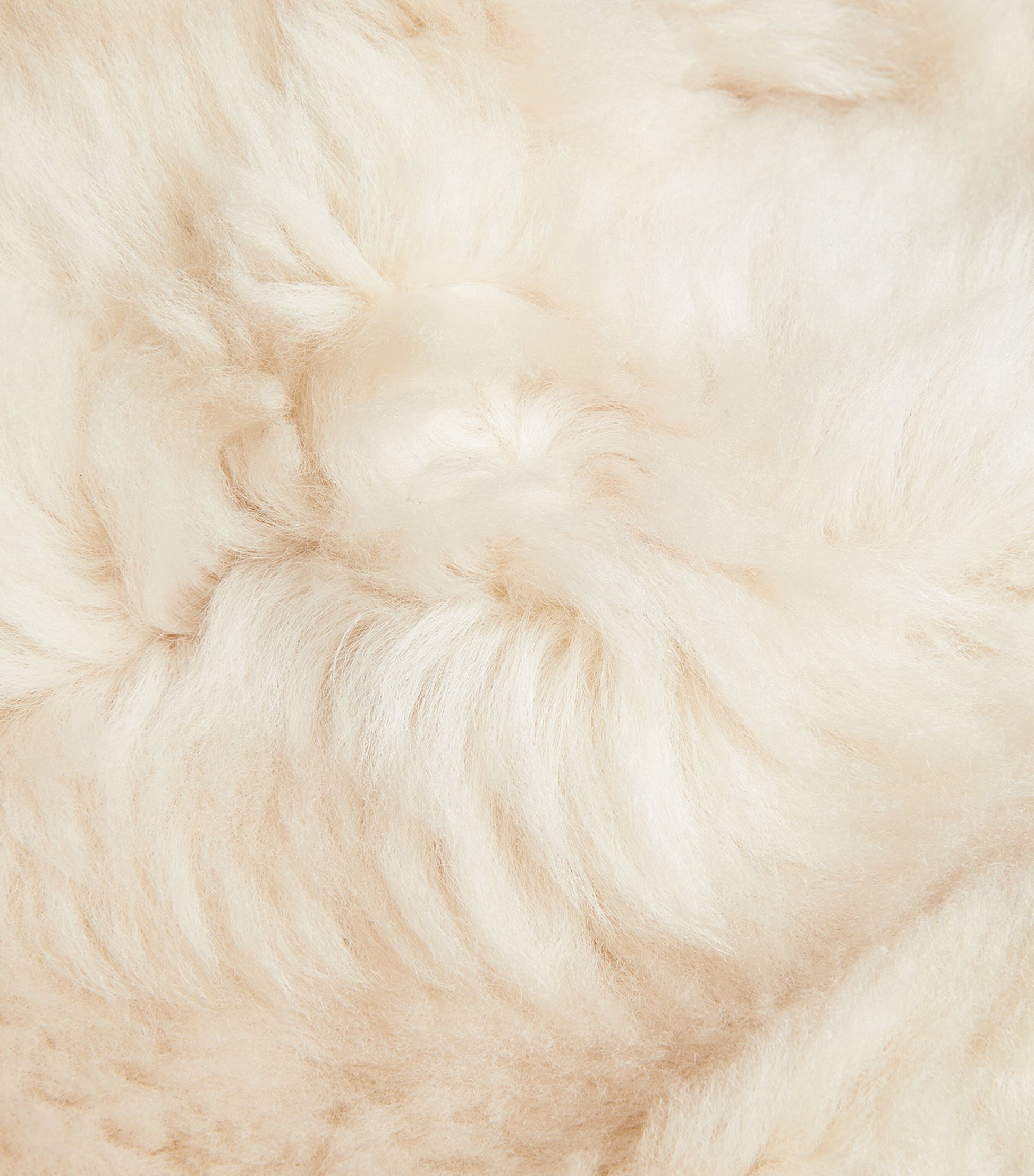 Yves Salomon White Reversible Shearling Jacket