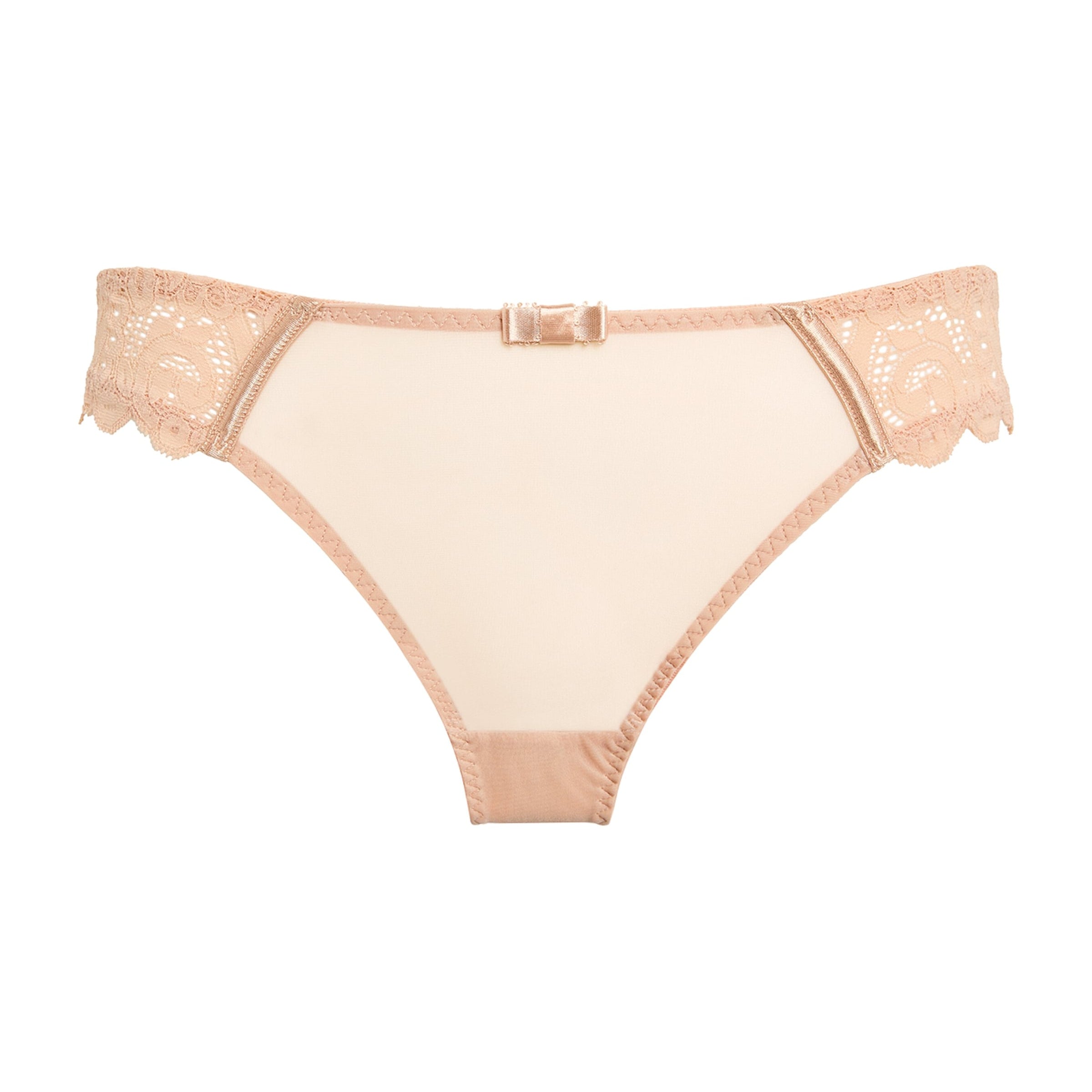 Maison Lejaby Nude Lace-Detail Gaby Briefs