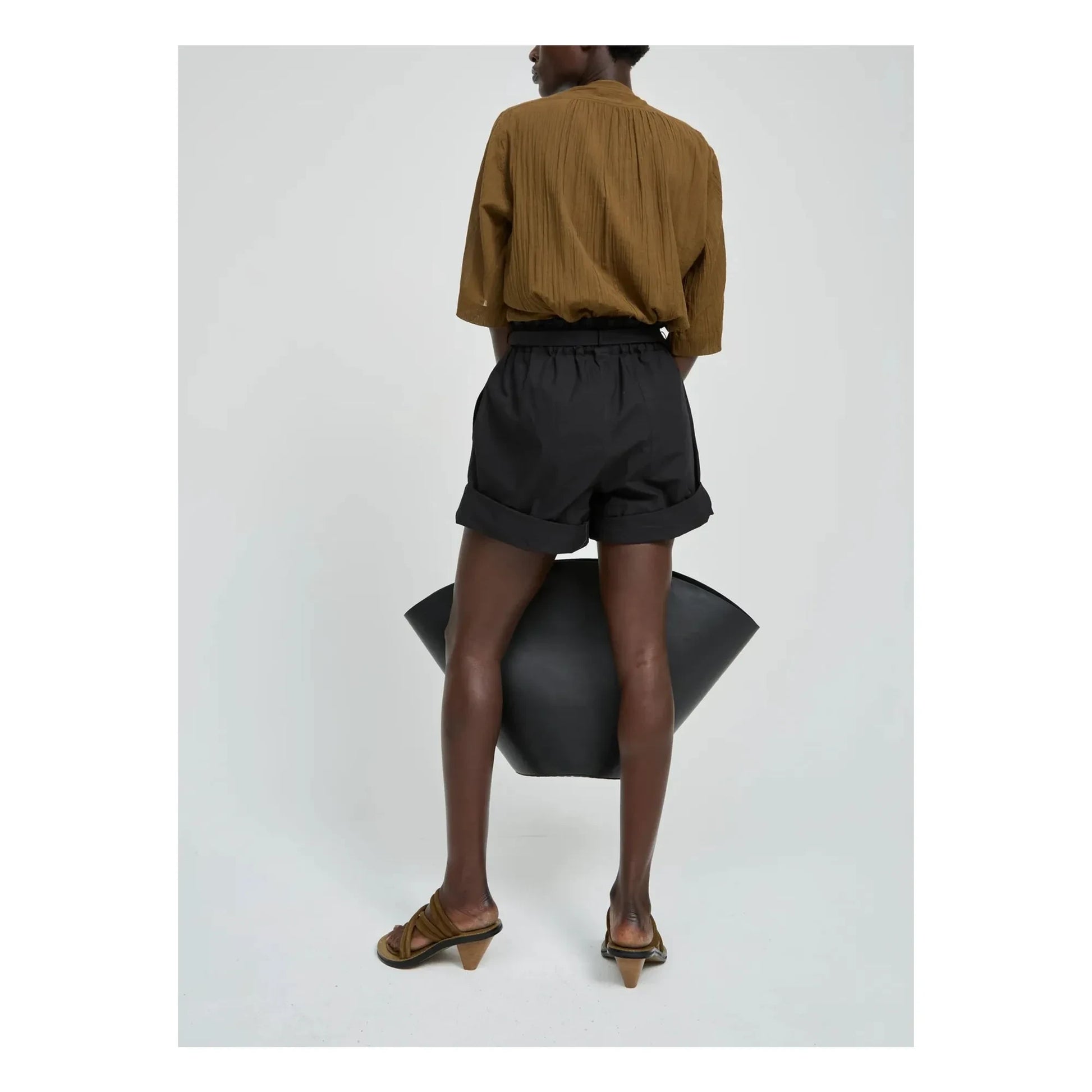Laurence Bras - Babar Cotton Short | Black