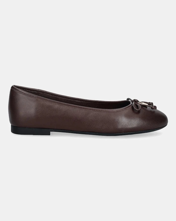 Кожени балеринки Tommy Hilfiger HILFIGER SMOOTH LTHR BALLET