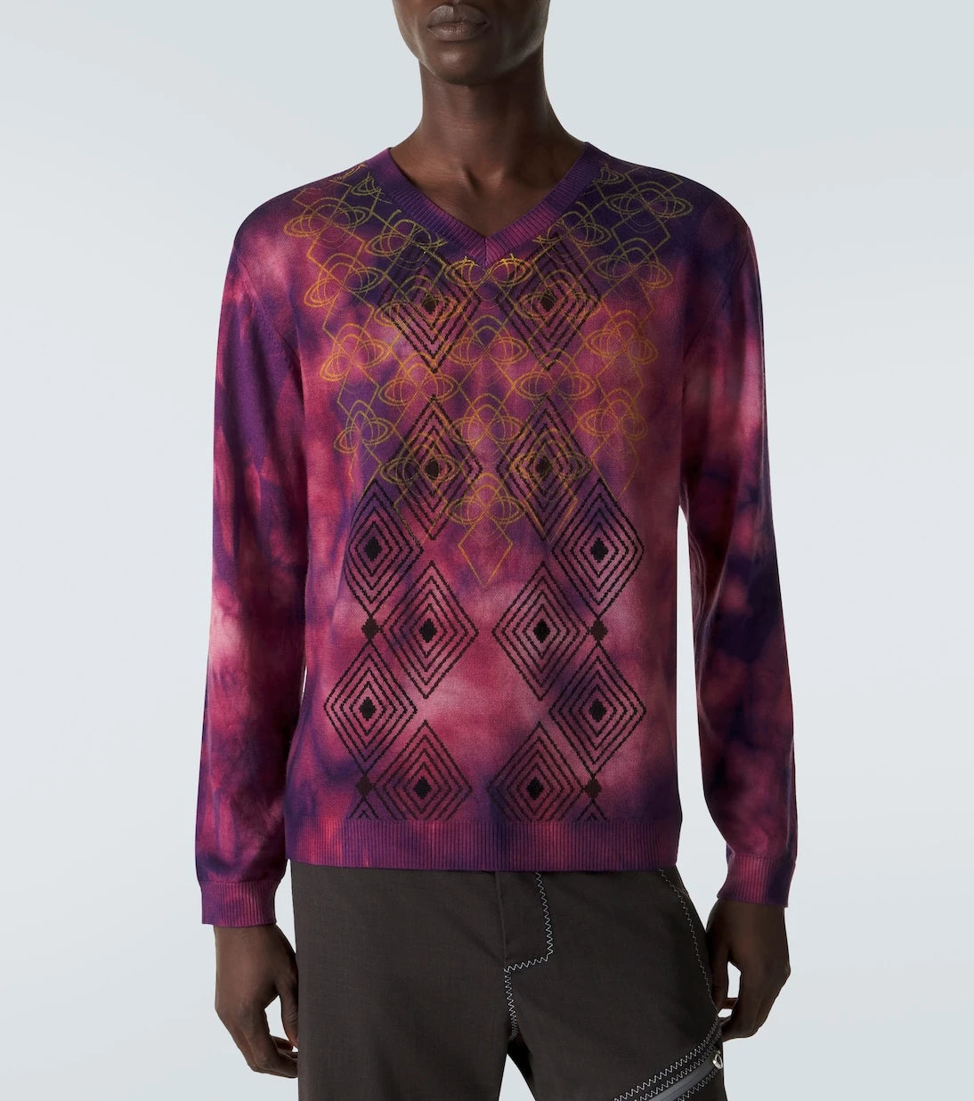 Kiko Kostadinov - Hatha tie-dye wool sweater