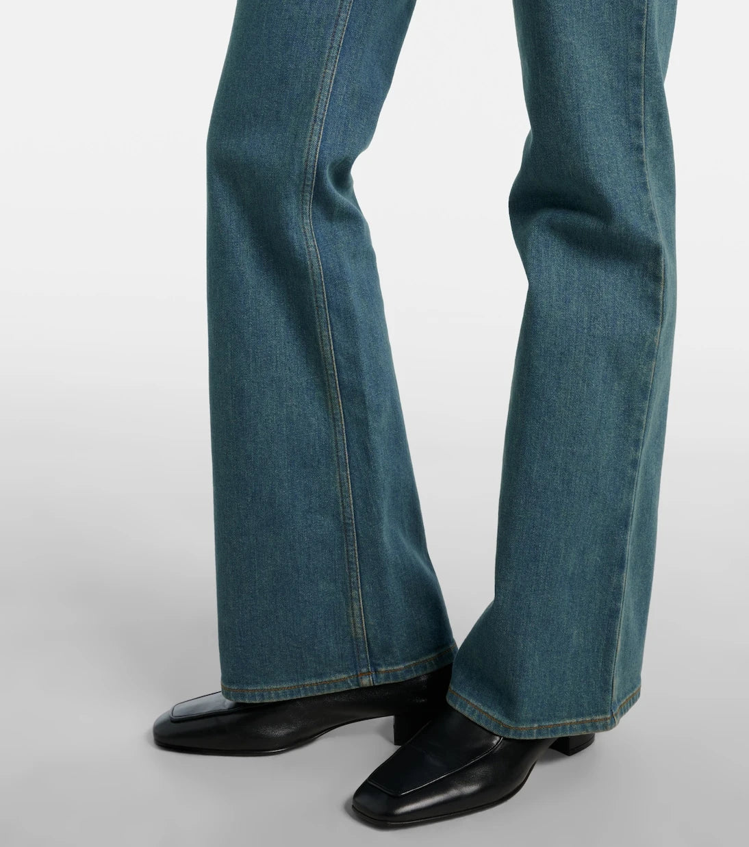 Burberry - Burberry Check flared jeans