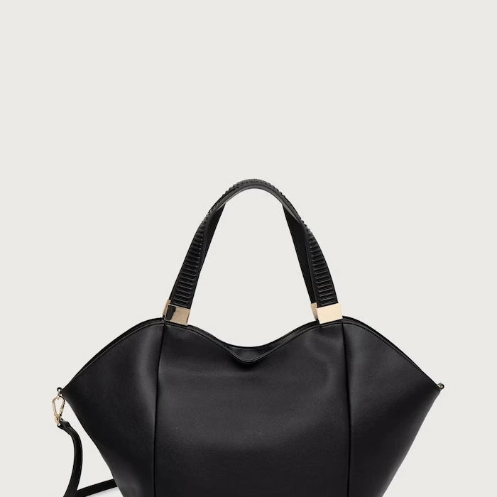 Twinset kadın tote çanta, suni deriden