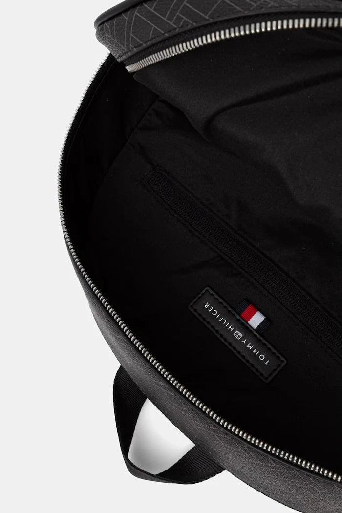 Tommy Hilfiger erkek suni deri şehir sırt çantası