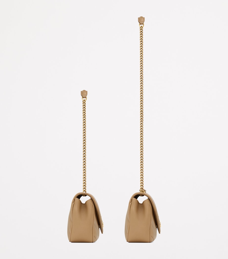 Saint Laurent Brown Small Loulou Shoulder Bag