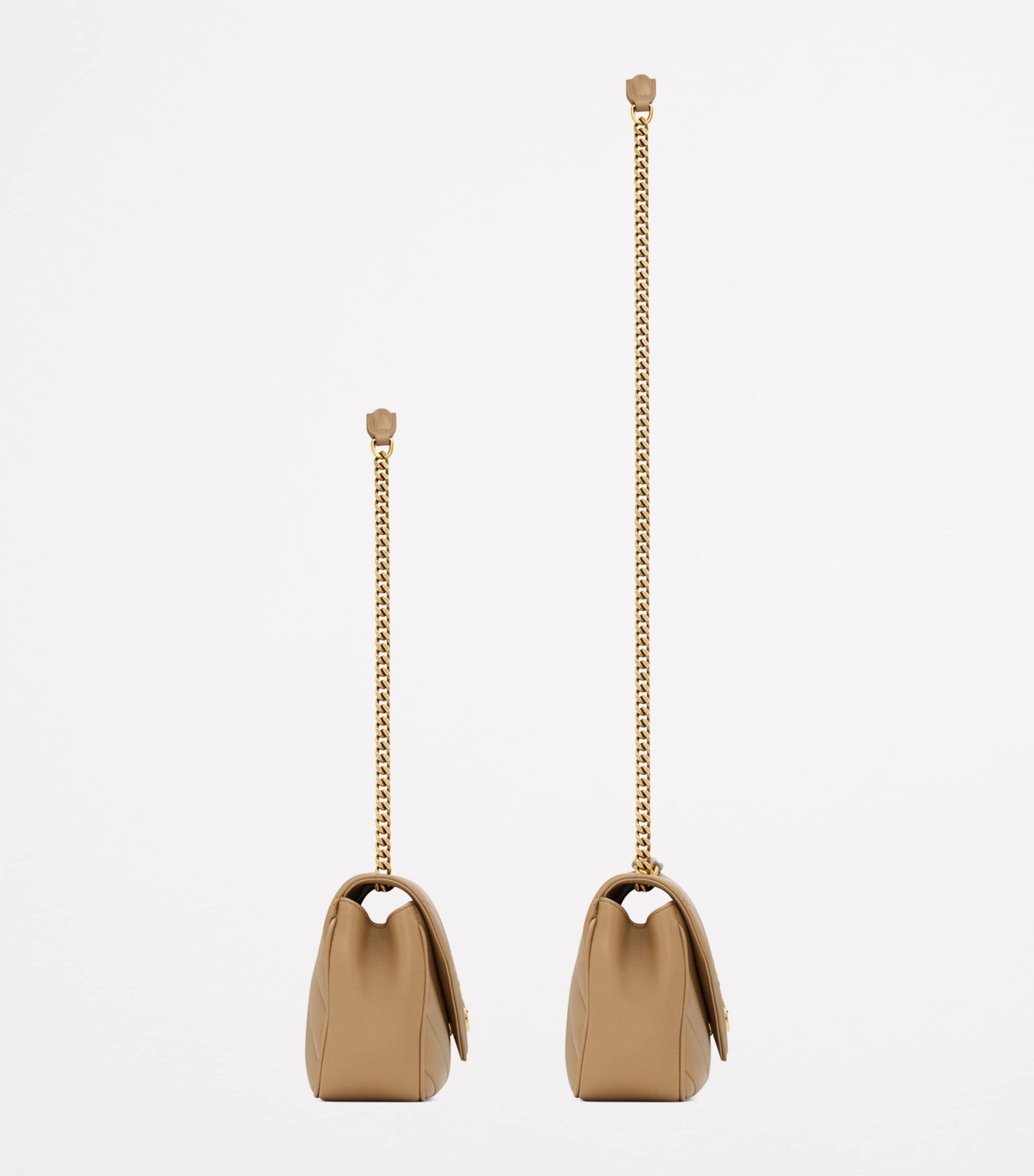 Brown Small Loulou Shoulder Bag