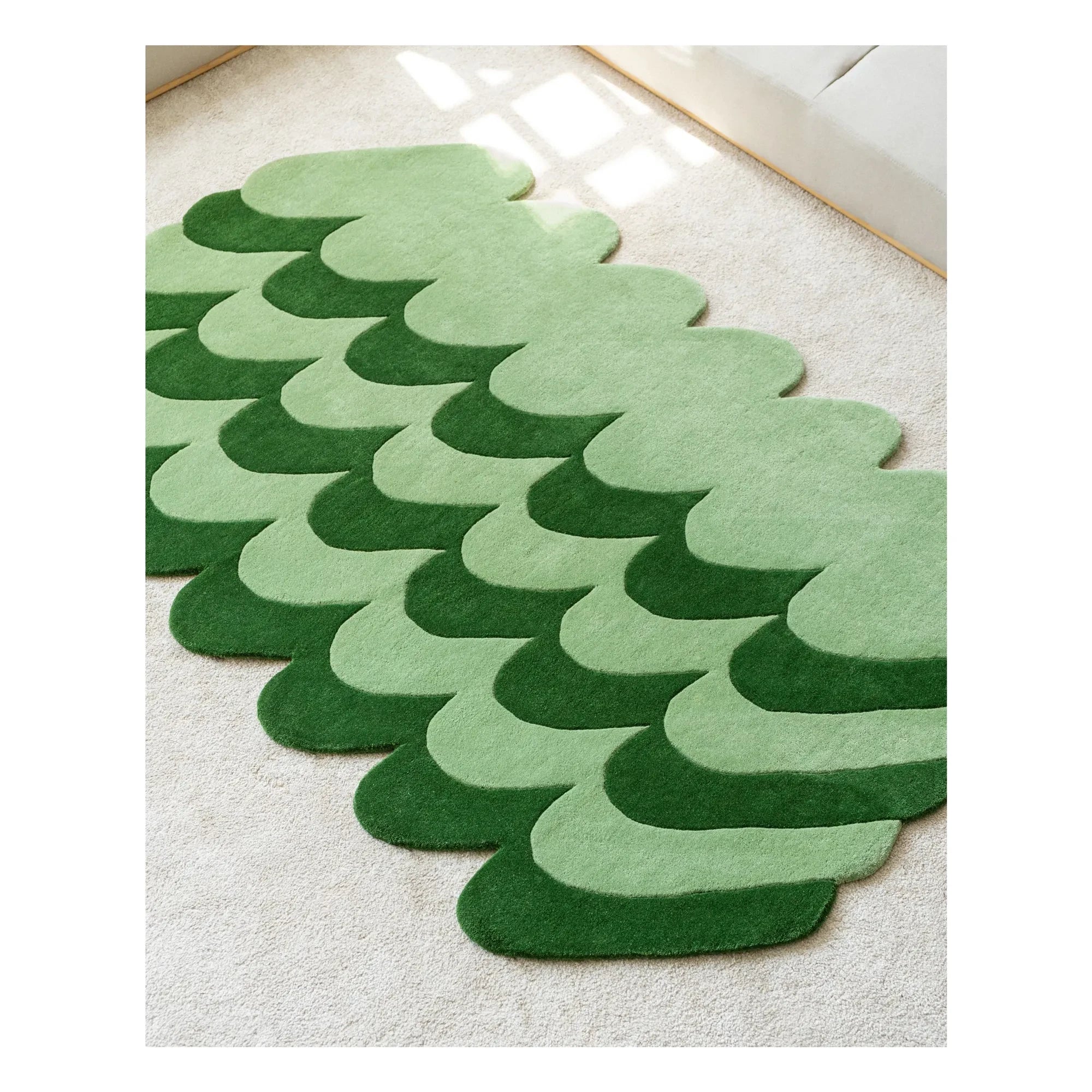 Tarta Gelatina - Pasto wool carpet | Green