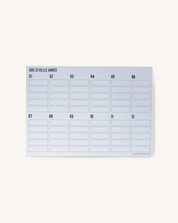 23heures59 éditions - Desk Blotter | White