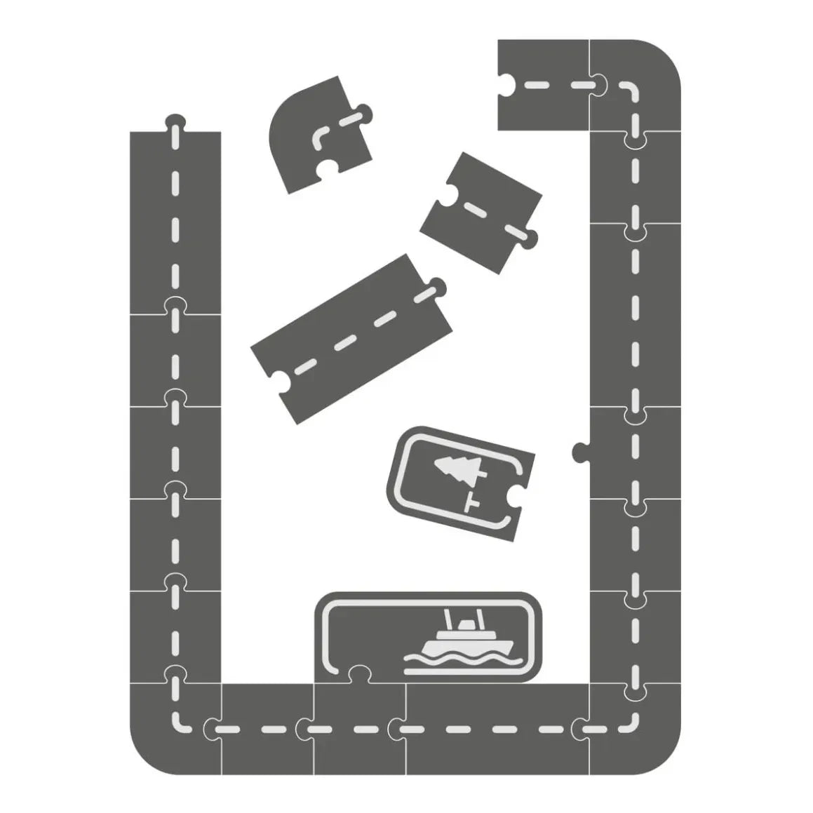 Flexa - Road Set | Grey