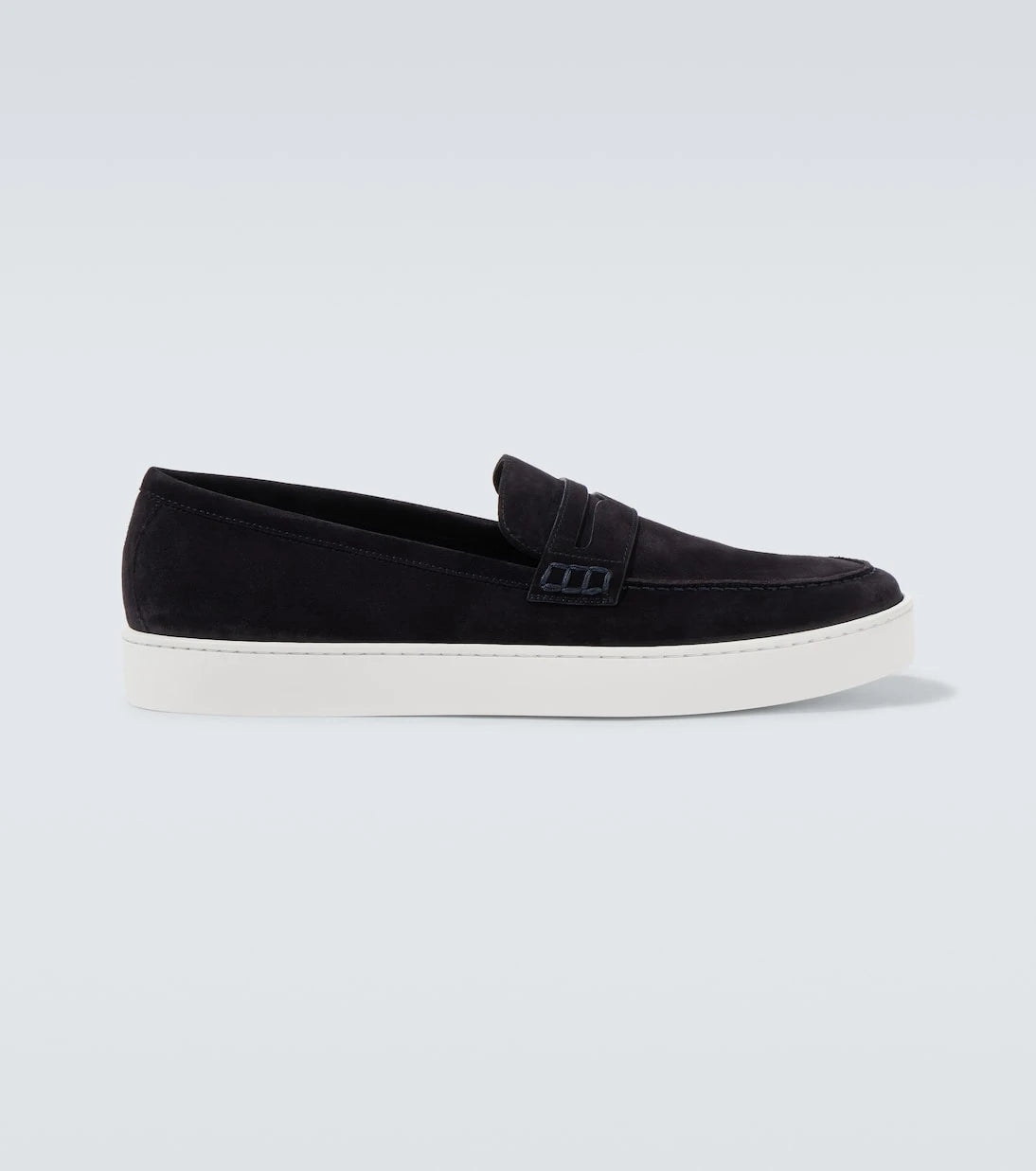 Manolo Blahnik - Ellis suede penny loafers