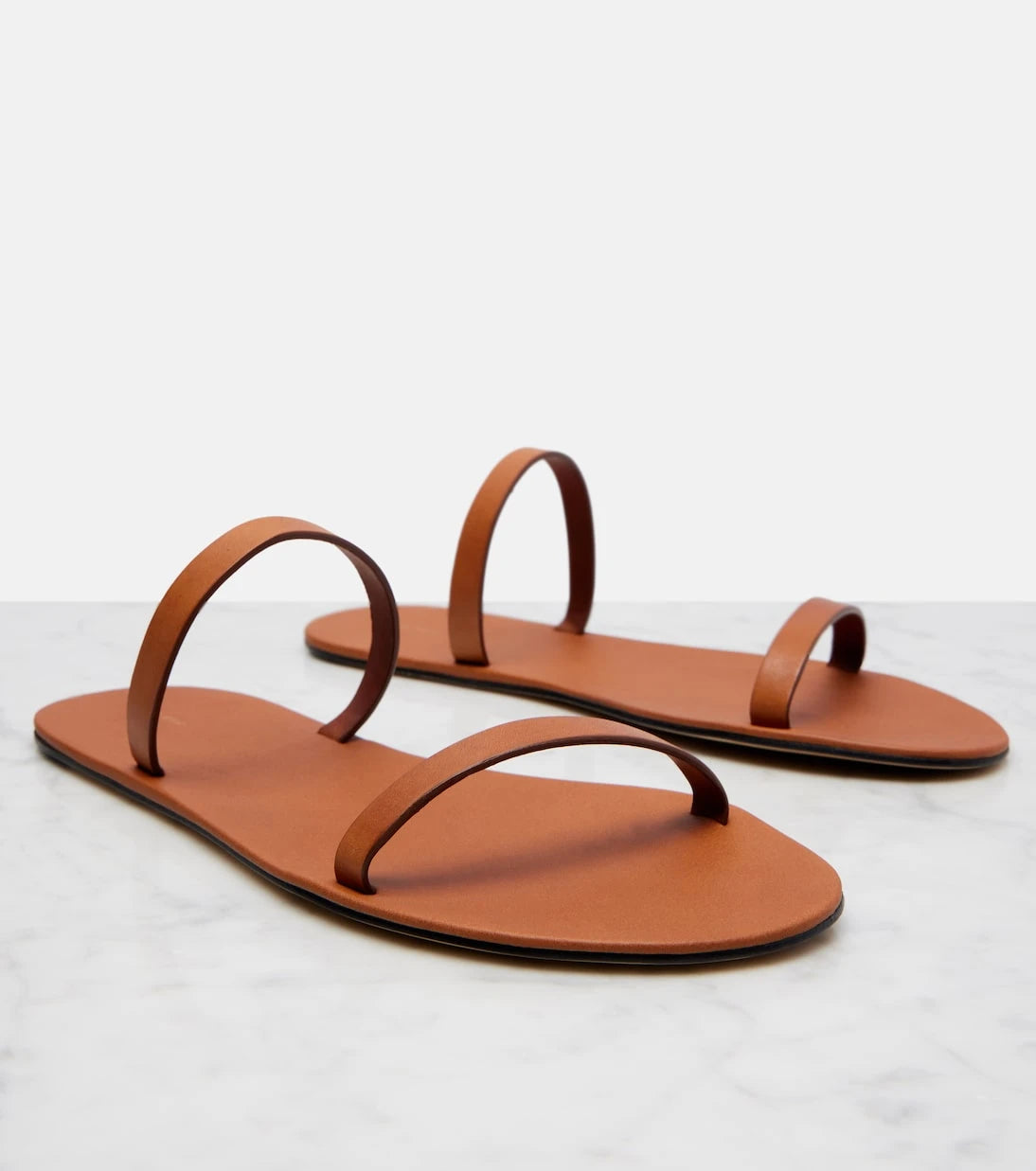 The Row - Helena leather sandals