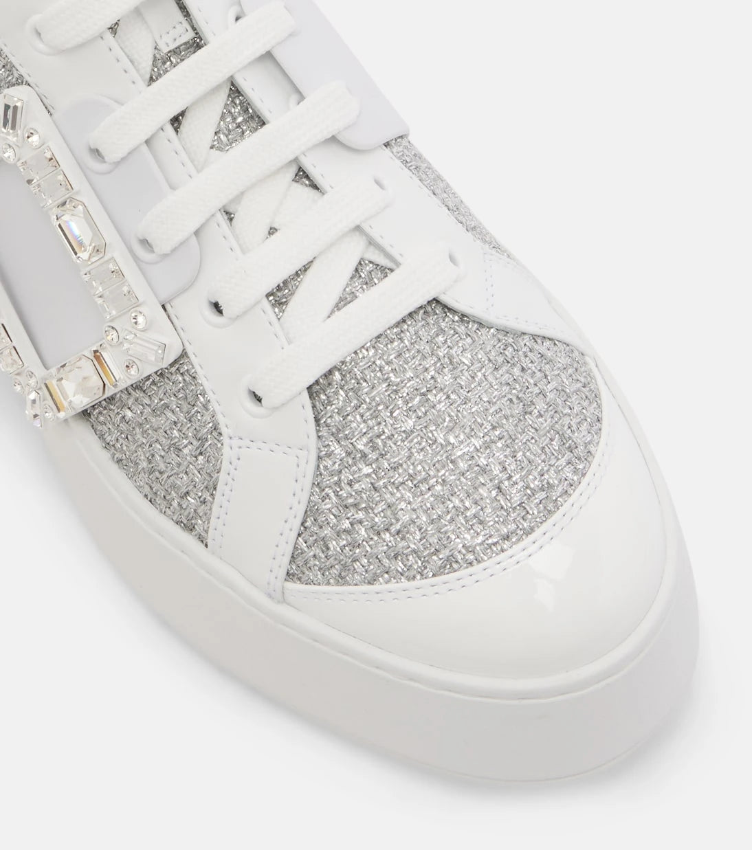 Roger Vivier - Viv' Skate embellished sneakers