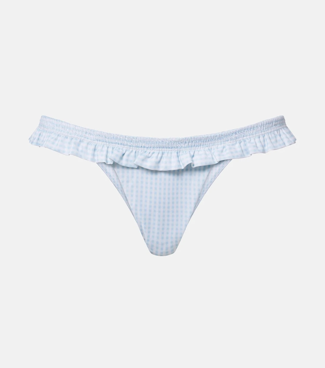 Faithfull - Esterel ruffled gingham bikini bottoms
