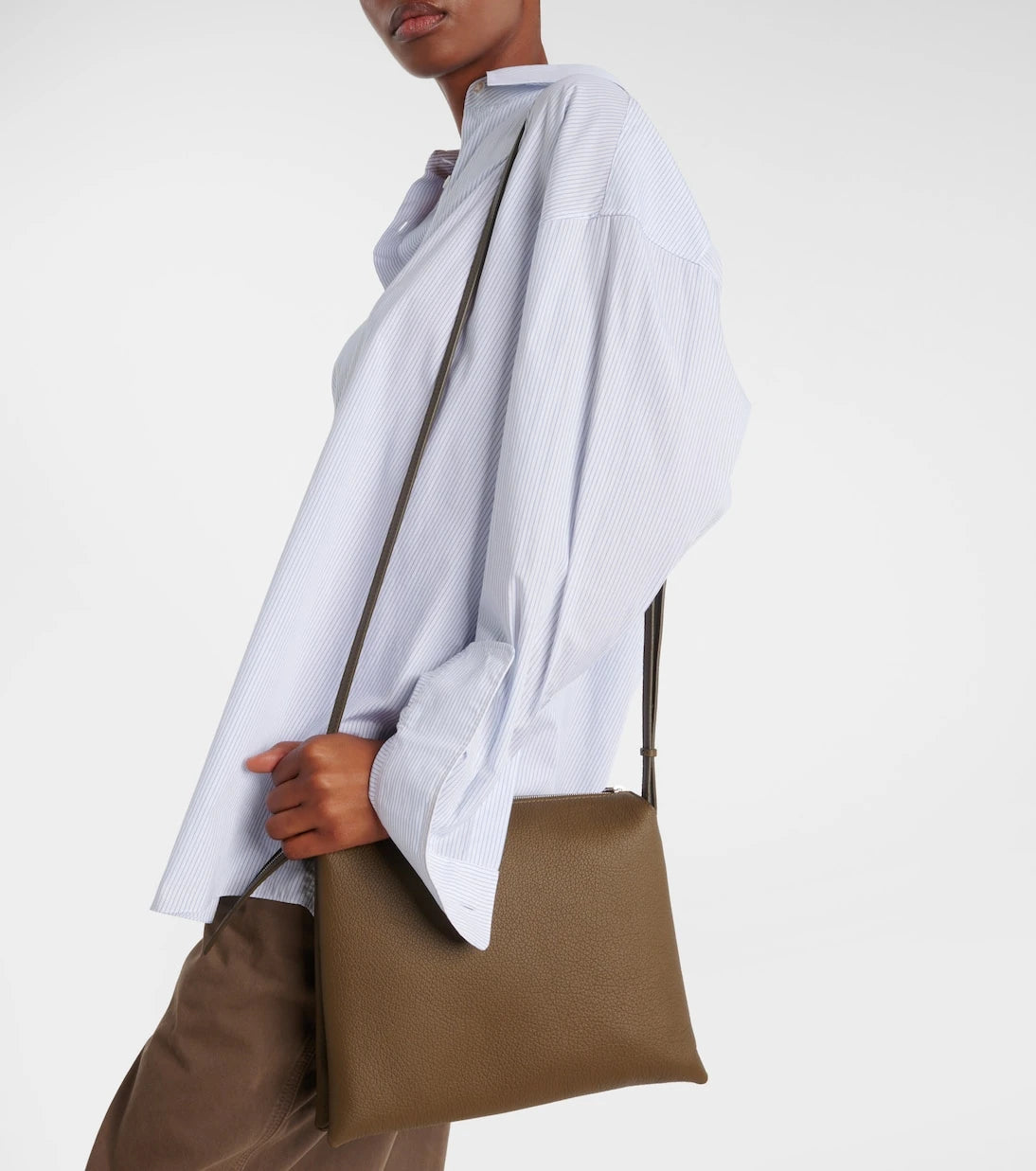 The Row - Nu Twin Small leather shoulder bag