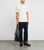 Cotton Crepe Piqué Polo Shirt