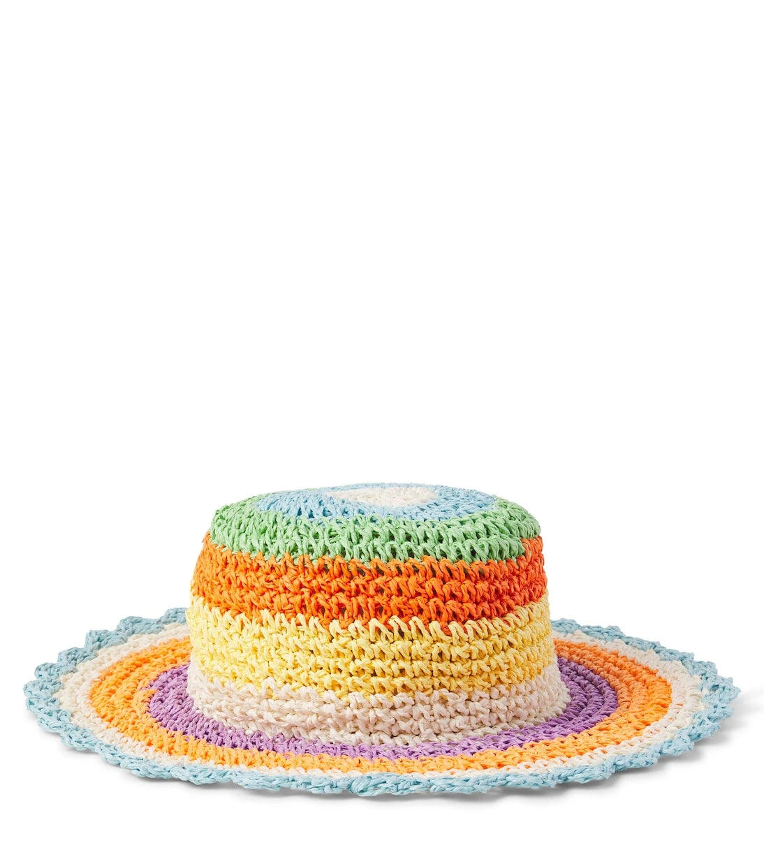 Molo - Striped straw sun hat