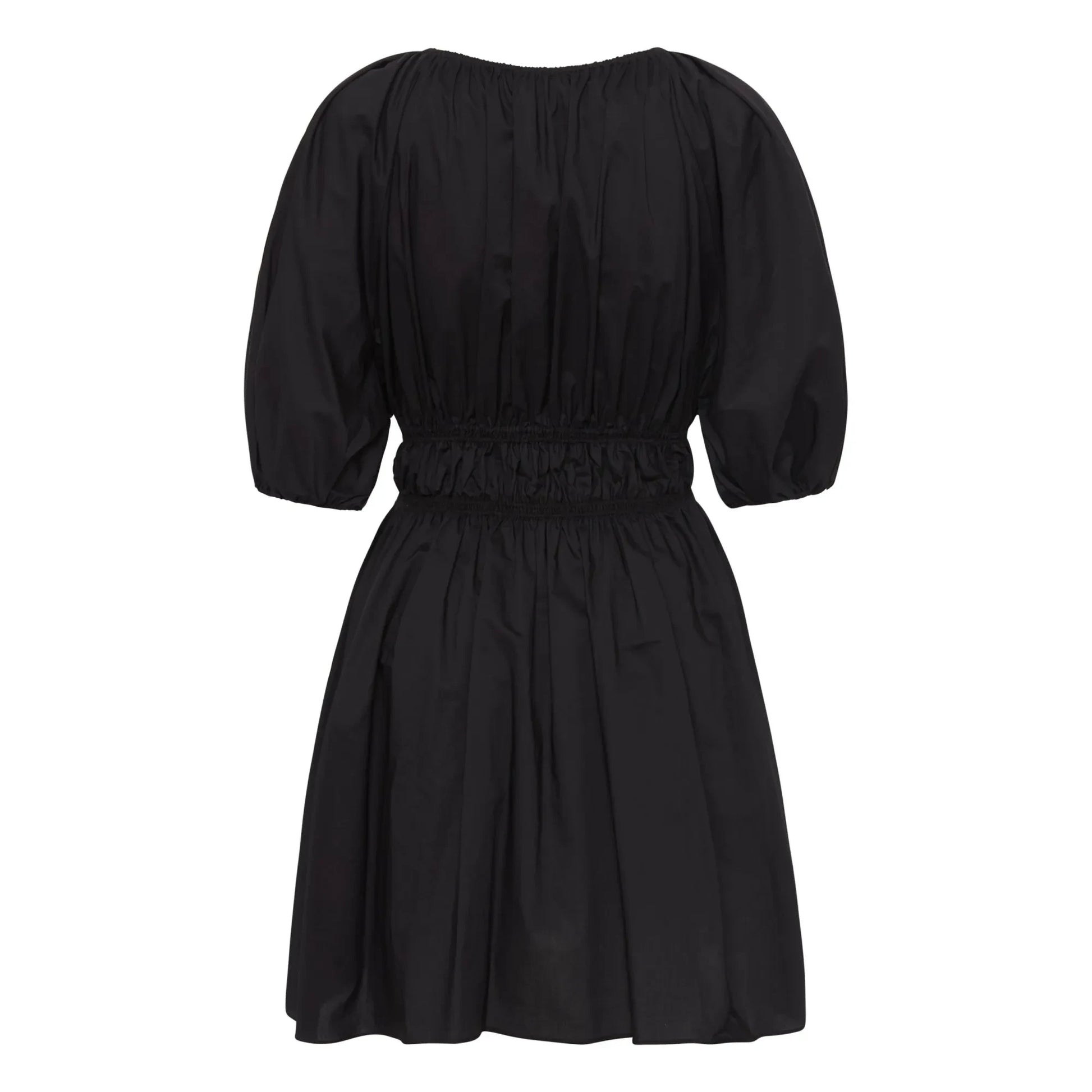 Matteau - Shired Plunge Mini Dress | Black