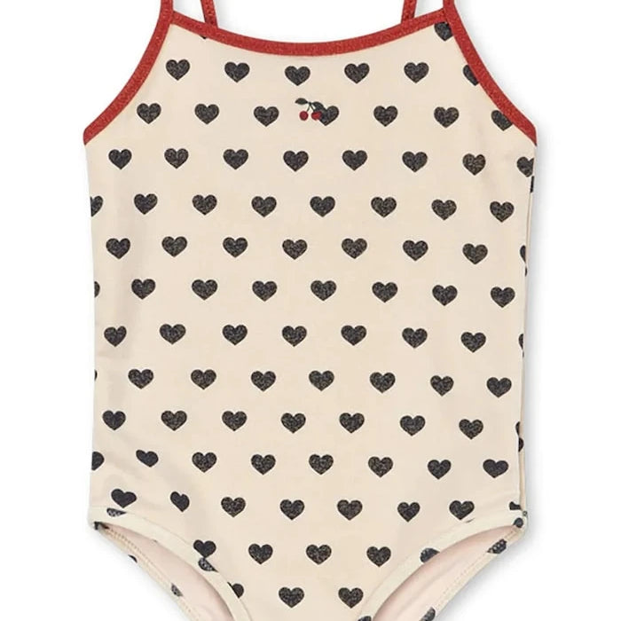 Детски цял бански Konges Sløjd MANON GLITTER SWIMSUIT