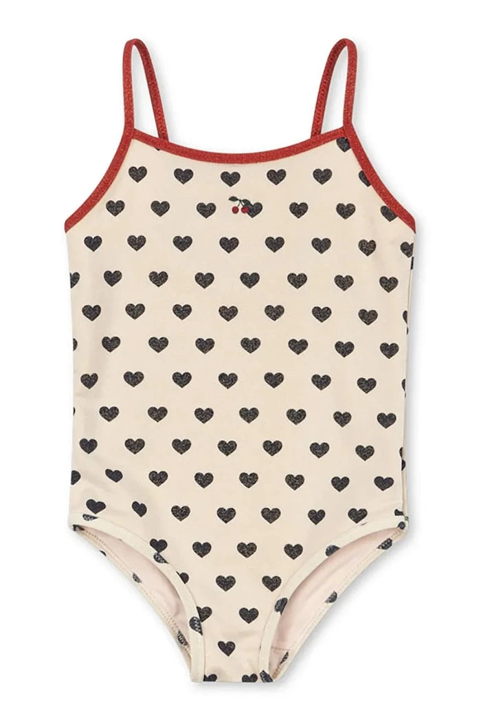 Детски цял бански Konges Sløjd MANON GLITTER SWIMSUIT