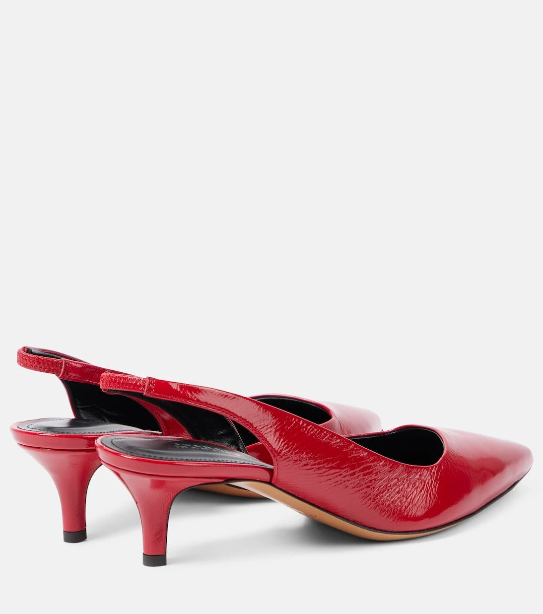 Isabel Marant - Piery patent leather slingback pumps