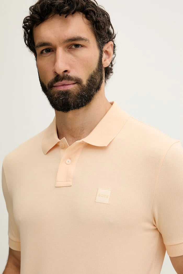 BOSS Orange Erkek Pamuk Elastan Polo Tişört Passenger