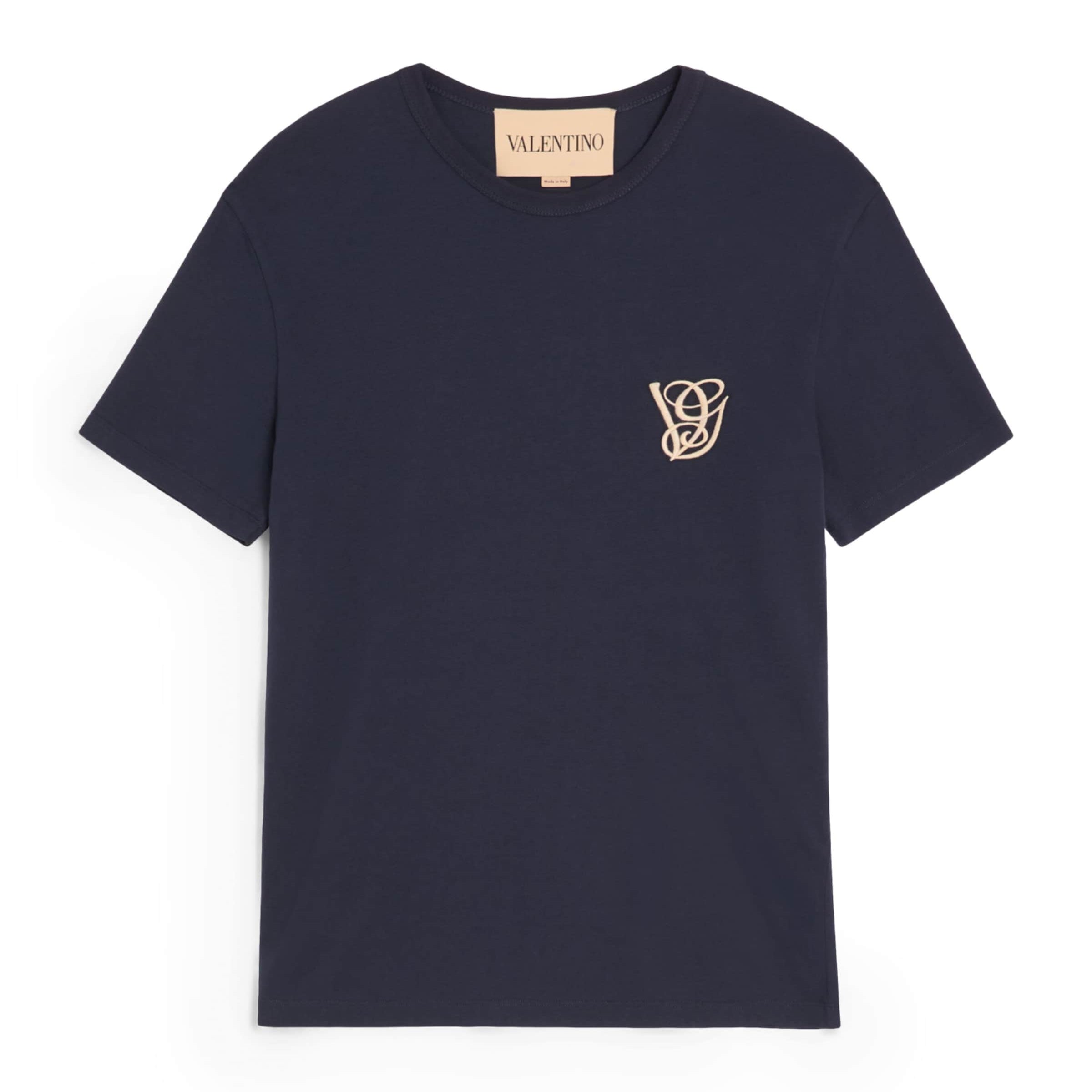 Valentino Garavani Cotton VG Embroidery T-Shirt