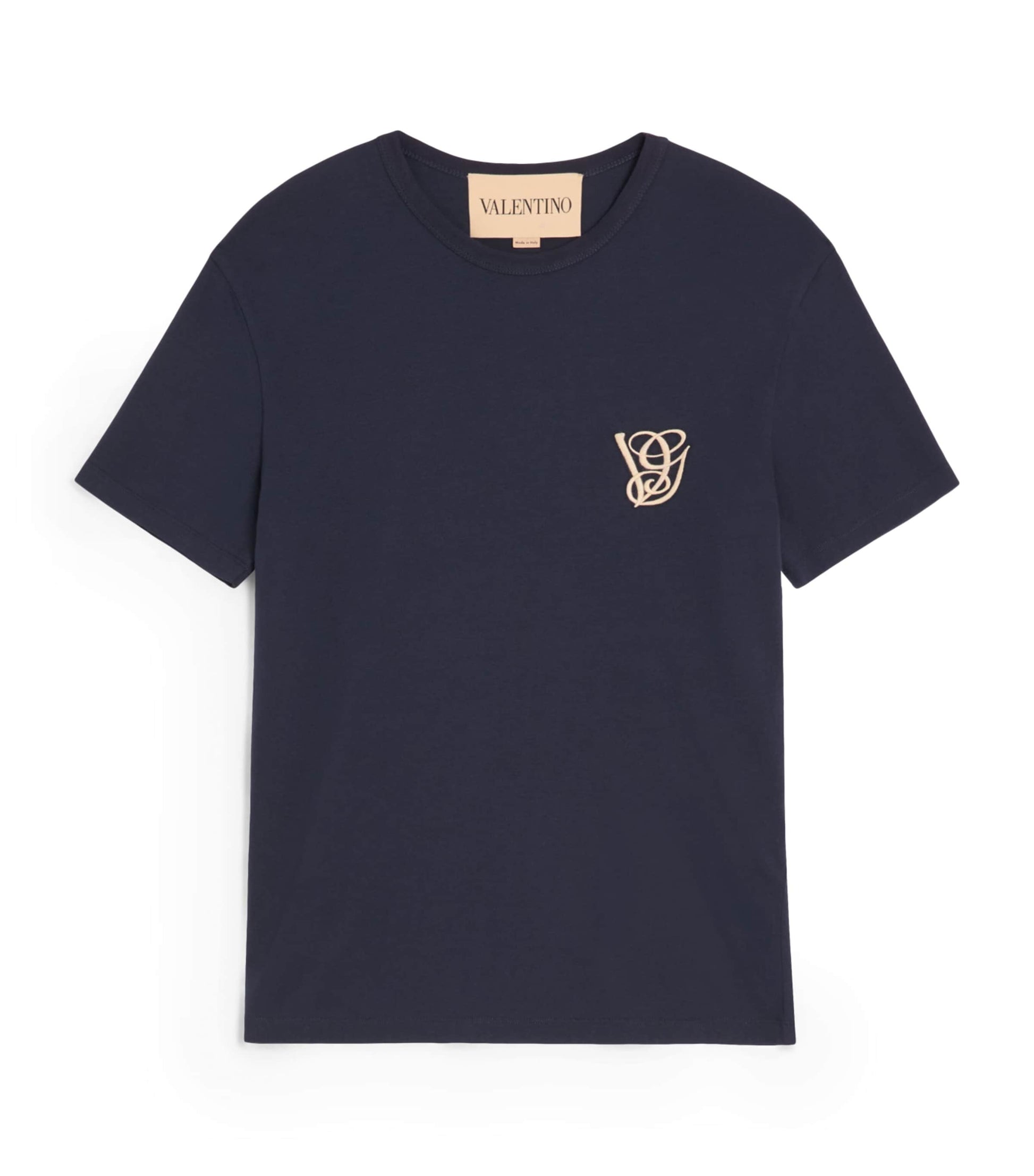 Valentino Garavani Cotton VG Embroidery T-Shirt