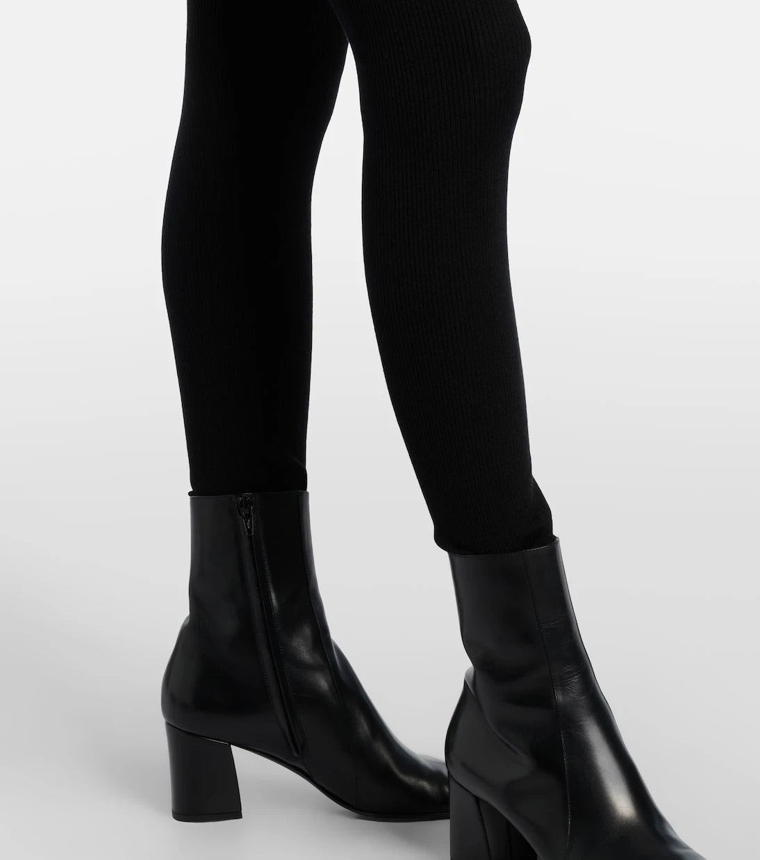 Saint Laurent - Wool, cashmere, and silk leggings