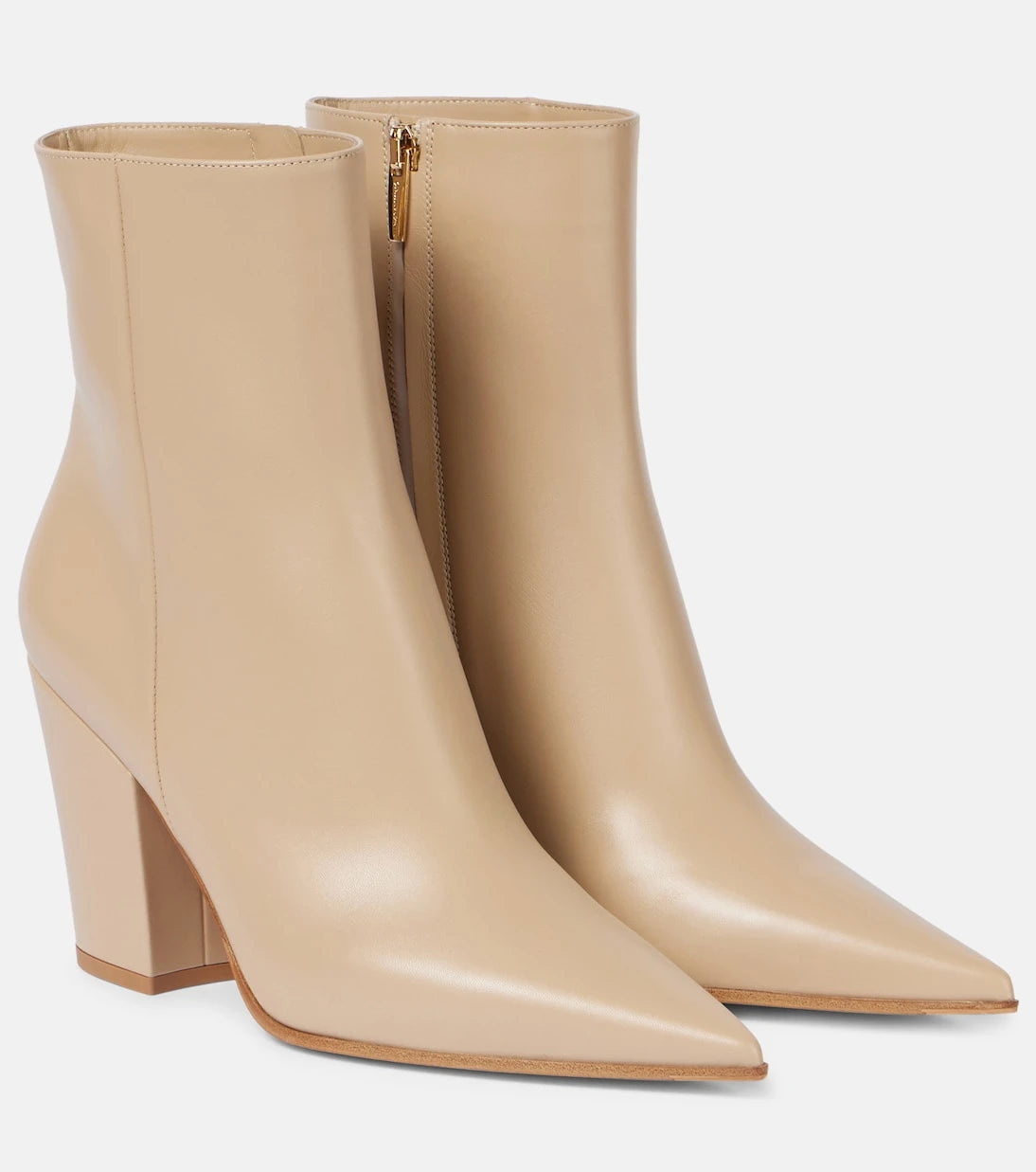 Gianvito Rossi - Keinna 85 leather ankle boots
