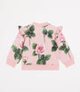 Dolce & Gabbana Kids Floral Ruffled Cardigan (3-30 Months)
