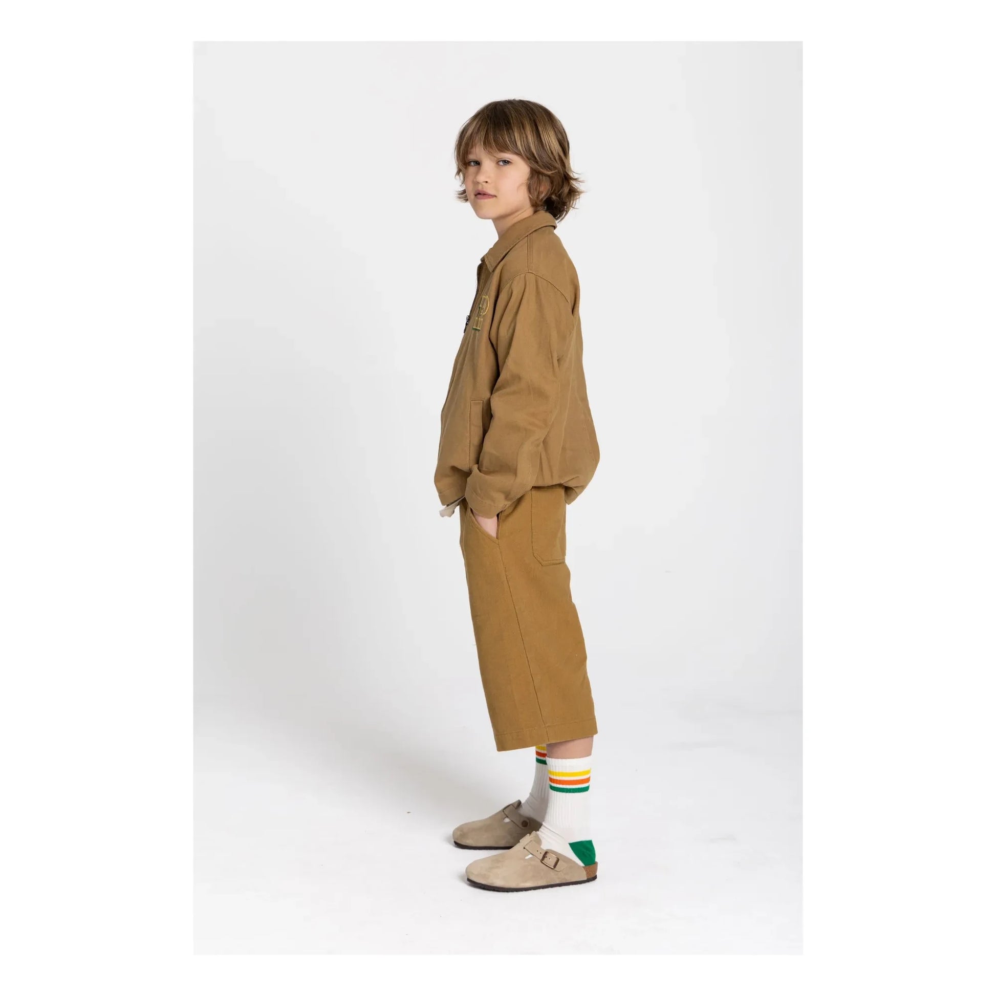 Hundred Pieces - Clock jacket | Brown