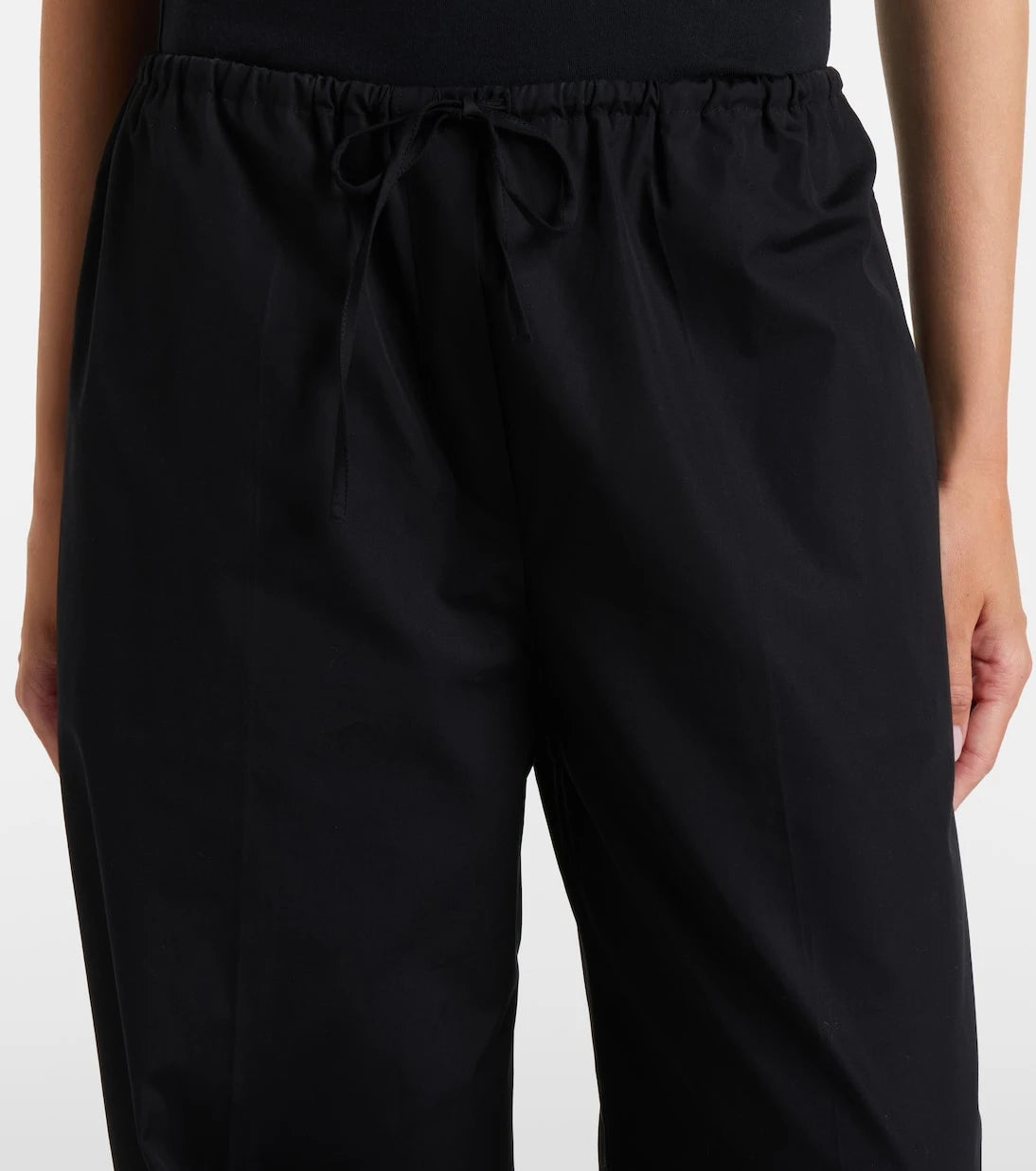 Toteme - Cotton poplin wide-leg pants