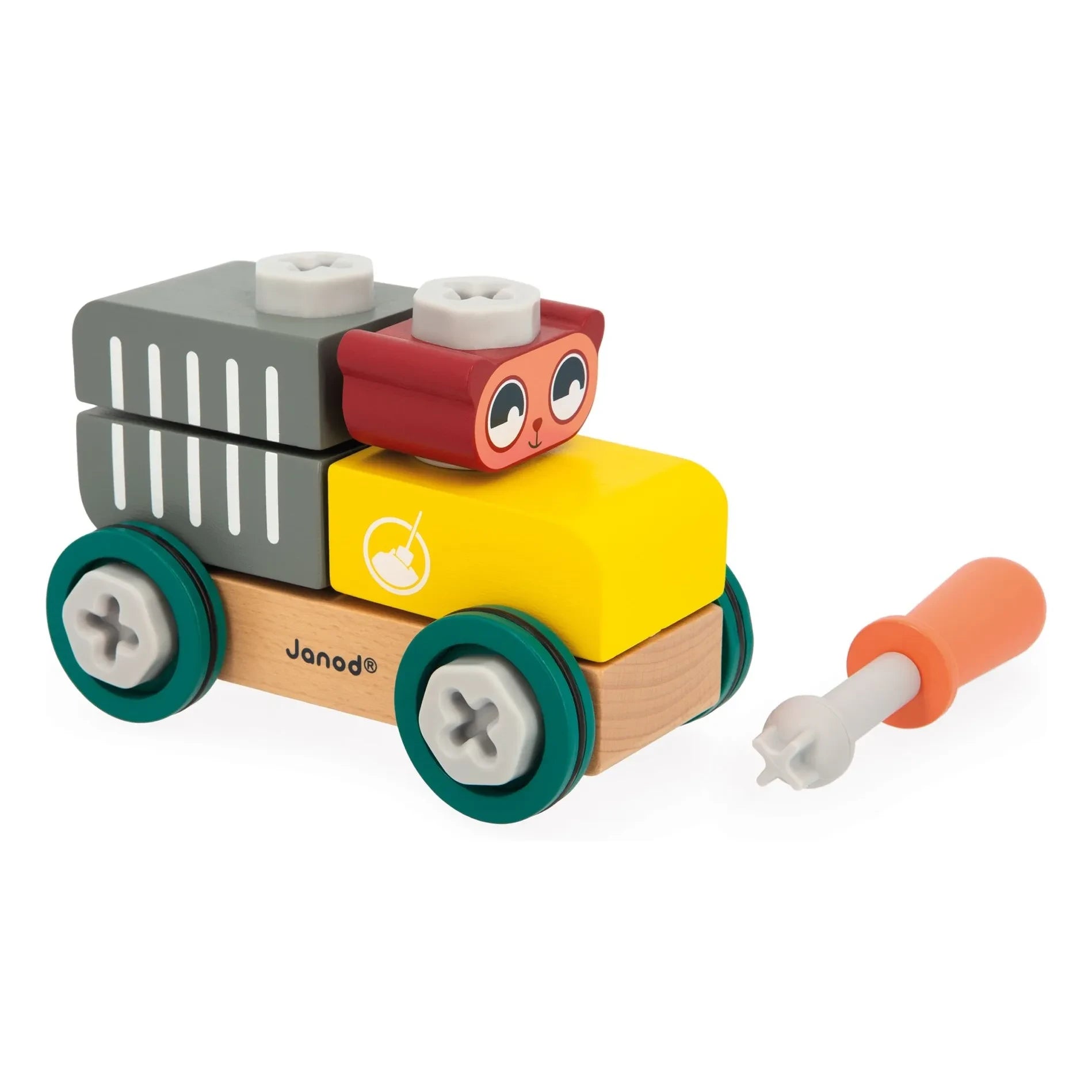 Janod - Bear tinkering car