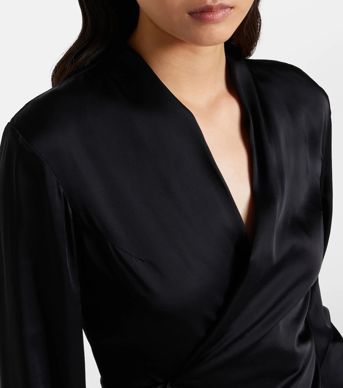 Rick Owens - Laura satin wrap top
