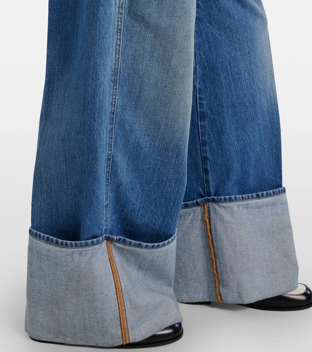 Givenchy - Mid-rise wide-leg jeans