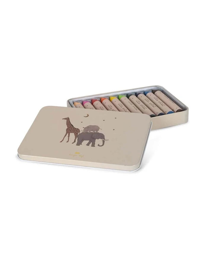 Konges Sløjd Balmumu Boyalar CRAYONS BEES WAX 10 ADET (10 parça)