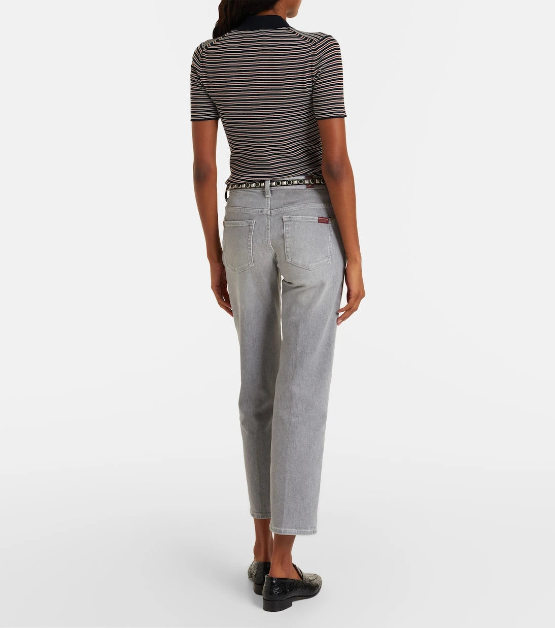 7 For All Mankind - Calie cropped straight jeans