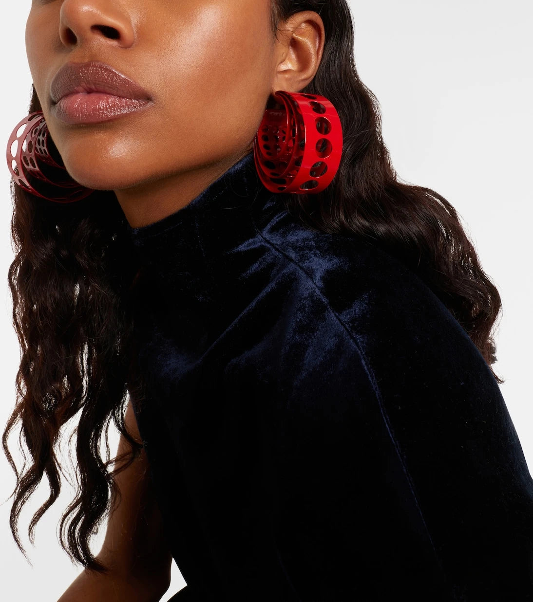 Alaïa - Medium hoop earrings