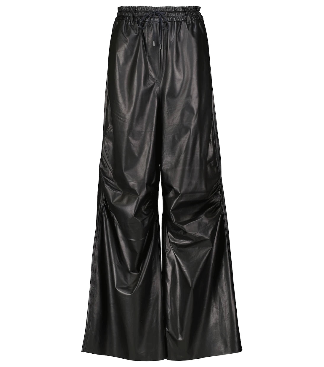 Petar Petrov - Gines wide-leg leather sweatpants