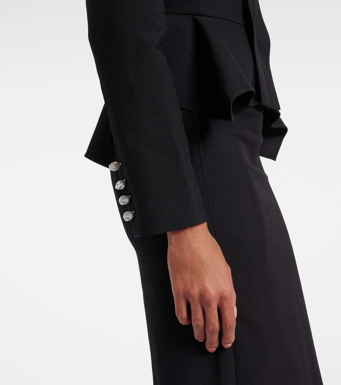 Roland Mouret - Peplum crêpe jacket