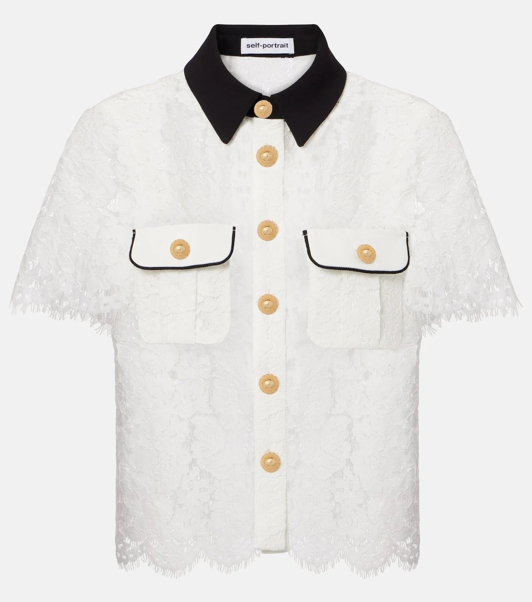 Self-Portrait - Lace shirt