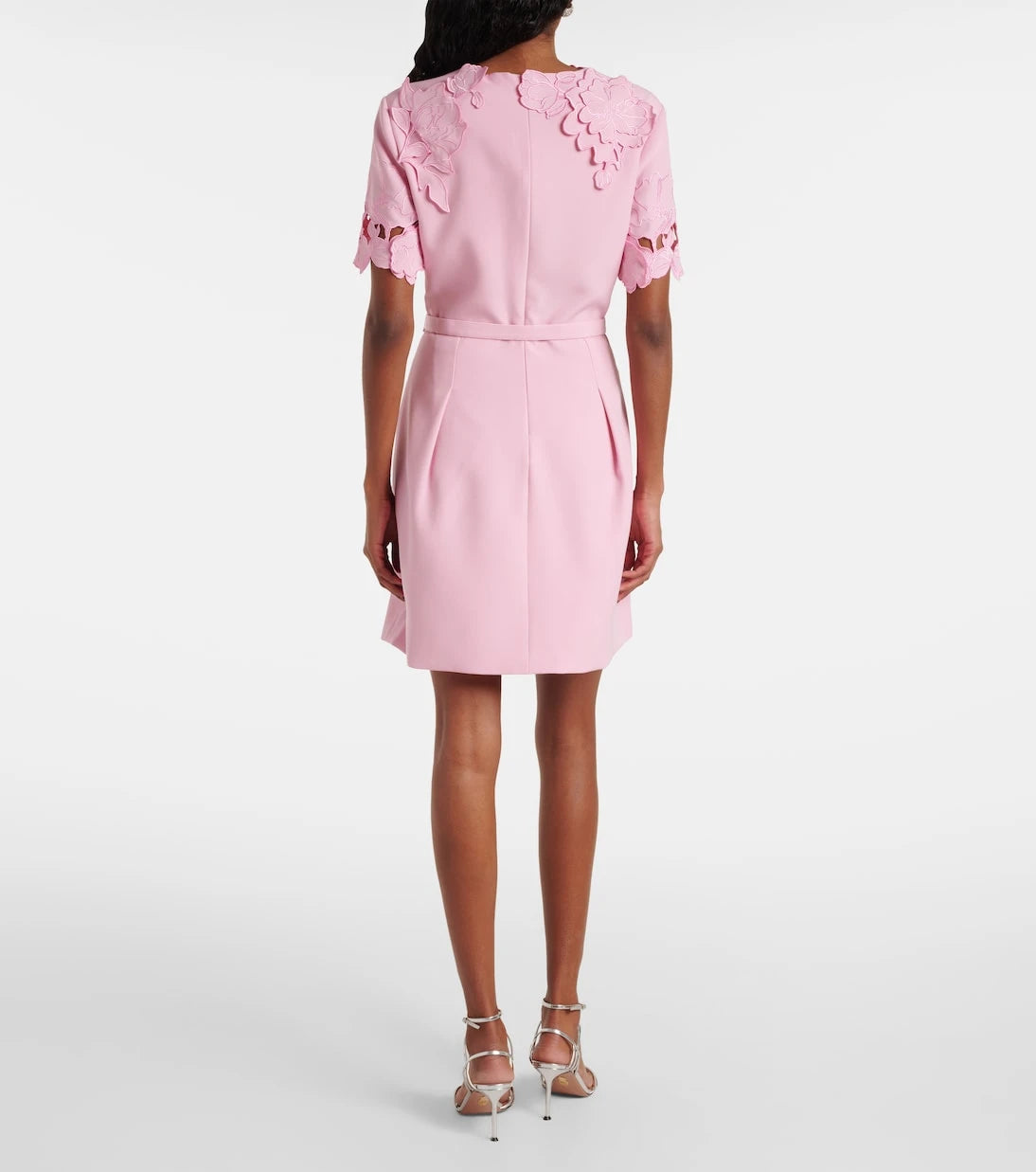 Leo Lin - Aurelie floral-appliqué minidress