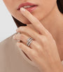 Bvlgari White Gold and Diamond Serpenti Viper Ring