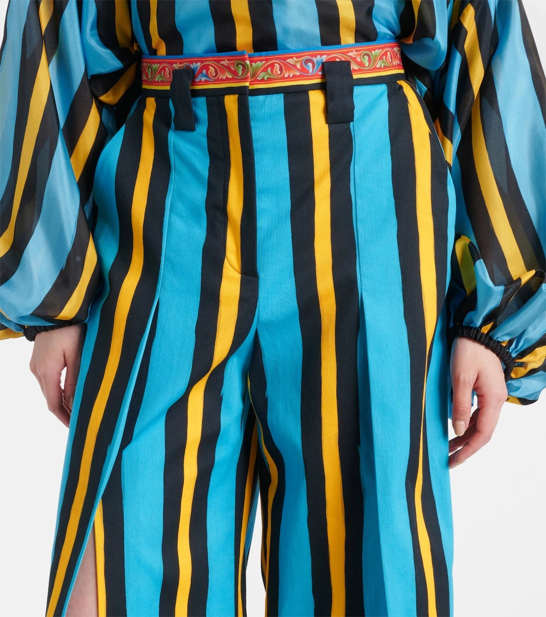 Dolce&Gabbana - Striped wide-leg pants