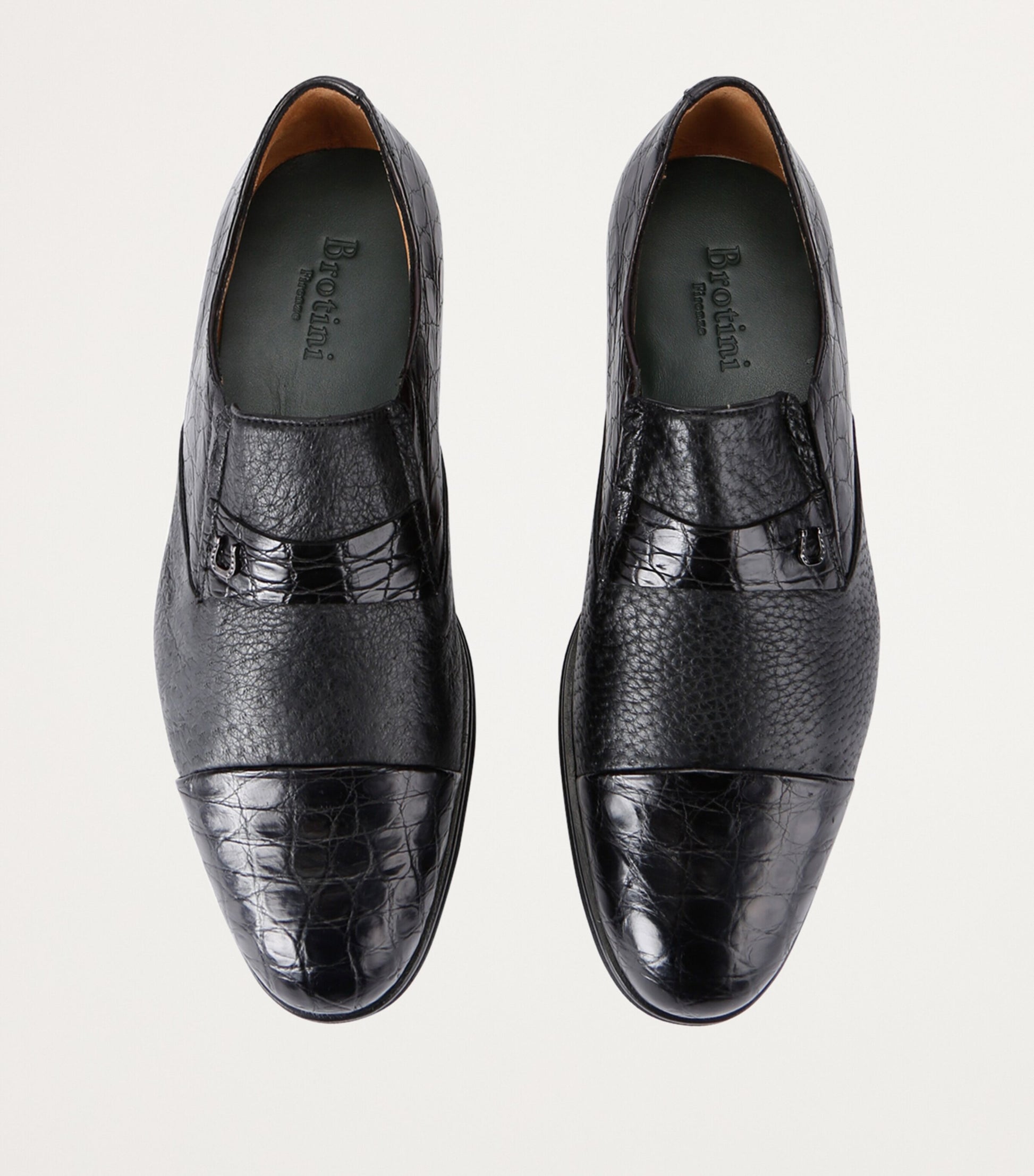 Brotini Leather Slip-On Loafers
