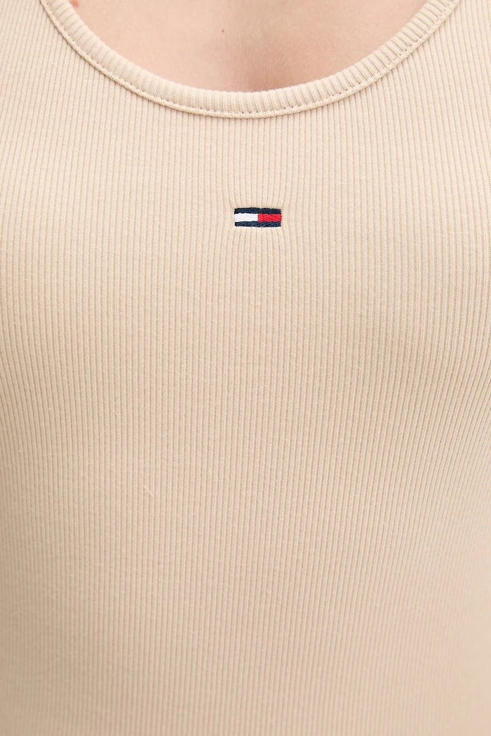 Tommy Jeans kadın pamuk elastan atlet