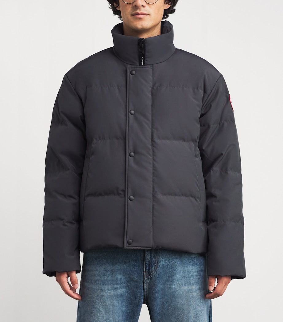 Canada Goose Grey Down Water-Repellent Bayview Puffer Jacket